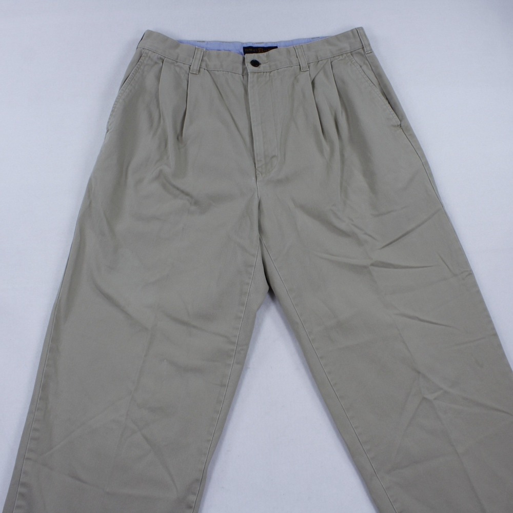 Vintage 2005 Tommy Hilfiger Golf Men's Pleated Chino Pants - 34W x 30L Cotton